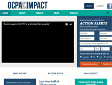 Tablet Screenshot of ocpaimpact.org